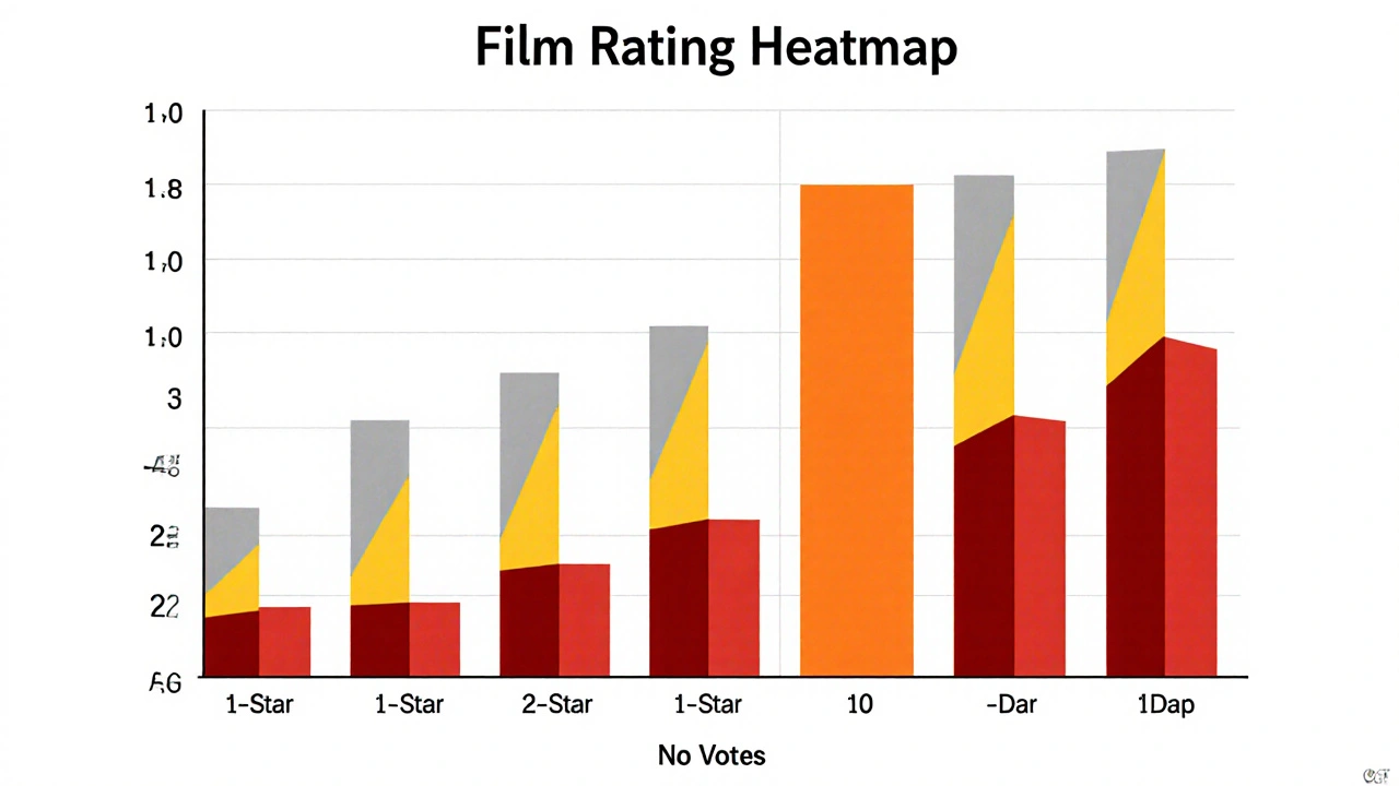 Visualizing Ratings: Heatmaps, Distributions, and Outlier Films