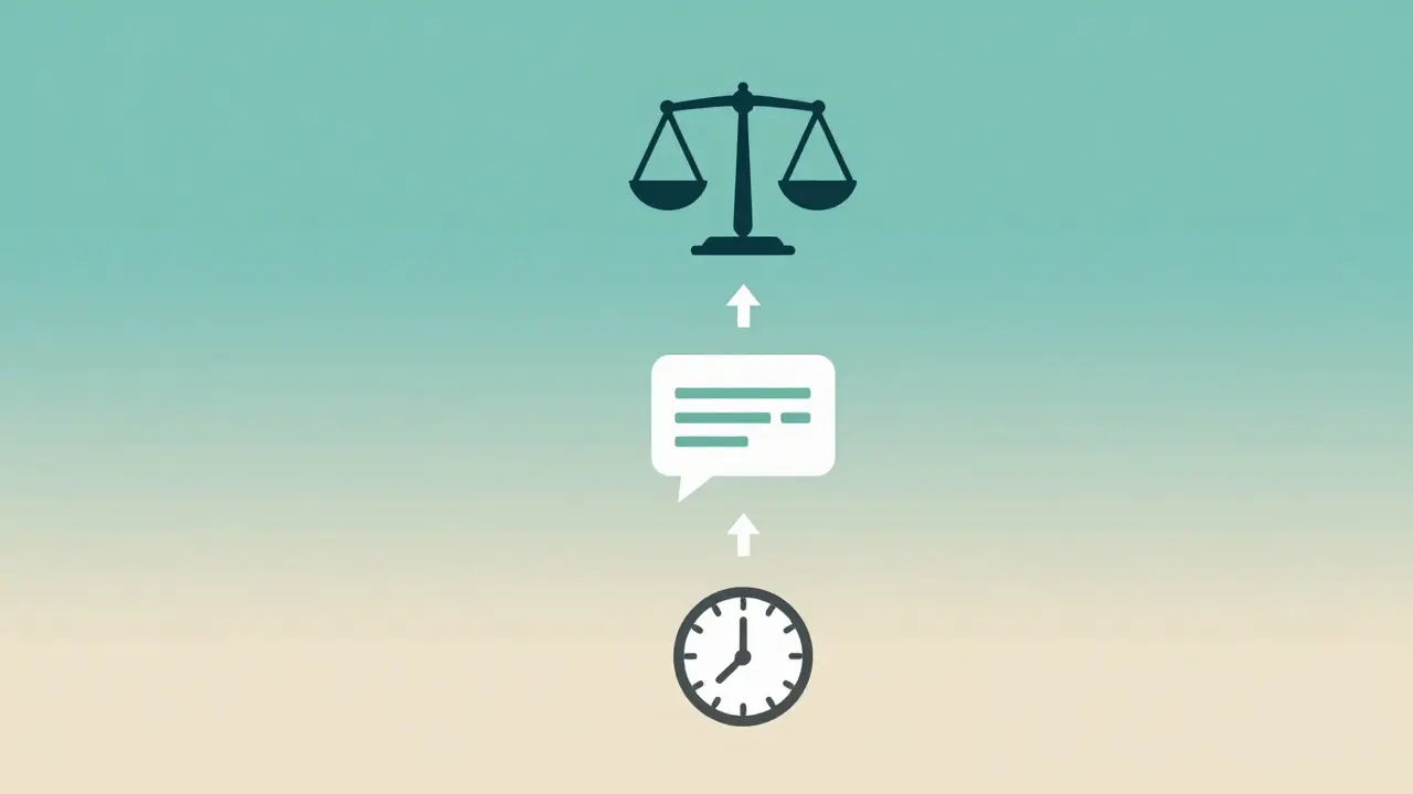 Staircase strategy chart for resolving billing disputes.