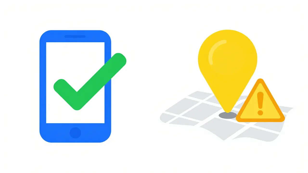 Icons showing stable signal vs network risks for streamers