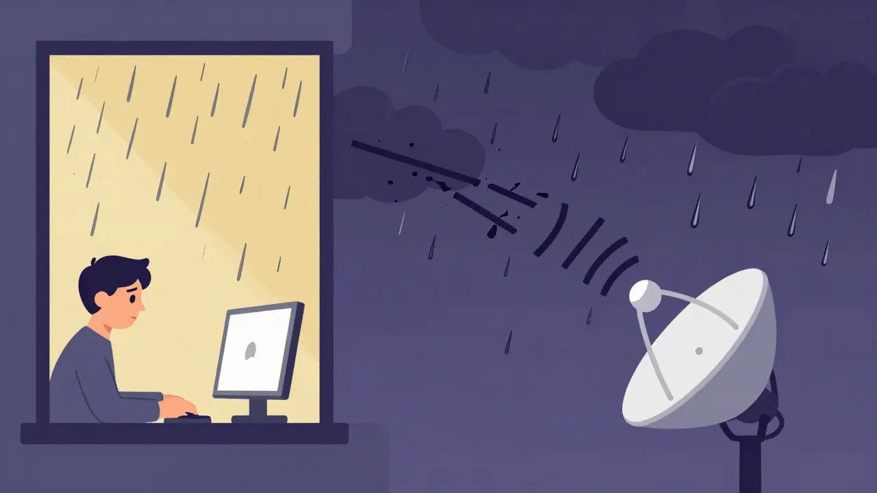 Rain Fade Explained: How Storms Kill Satellite and Wireless Internet