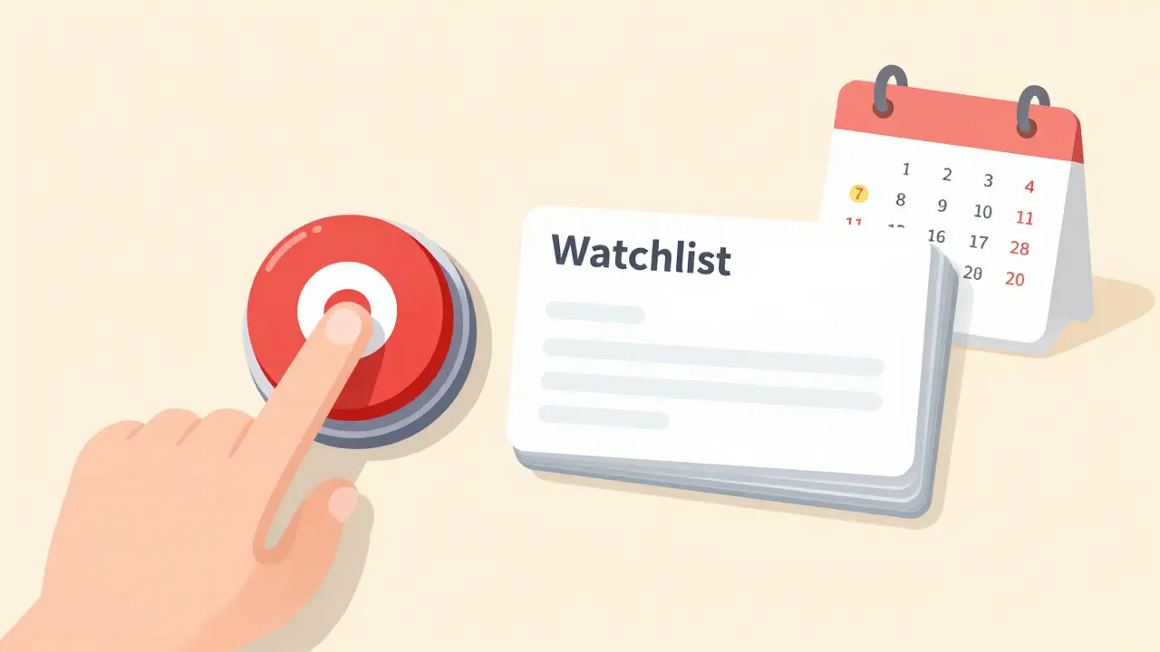 Conceptual art of cancelling subscription and losing watchlist data