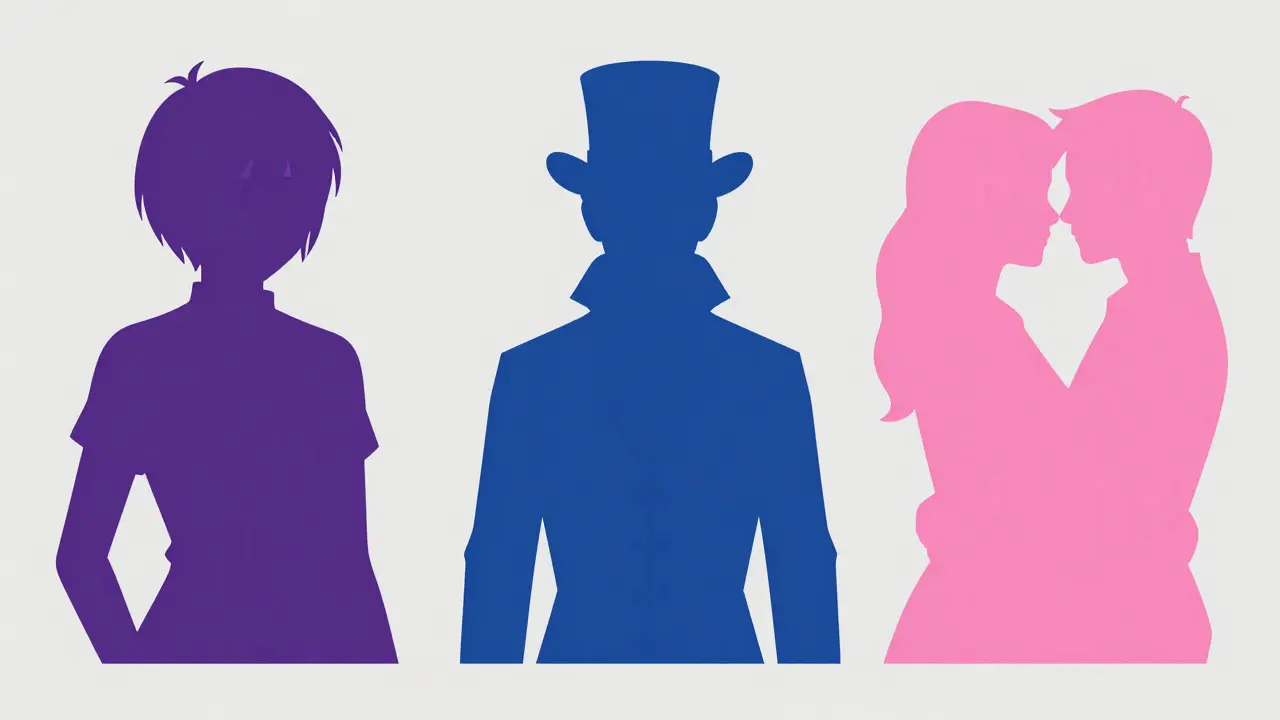 Silhouettes representing diverse regional Netflix content
