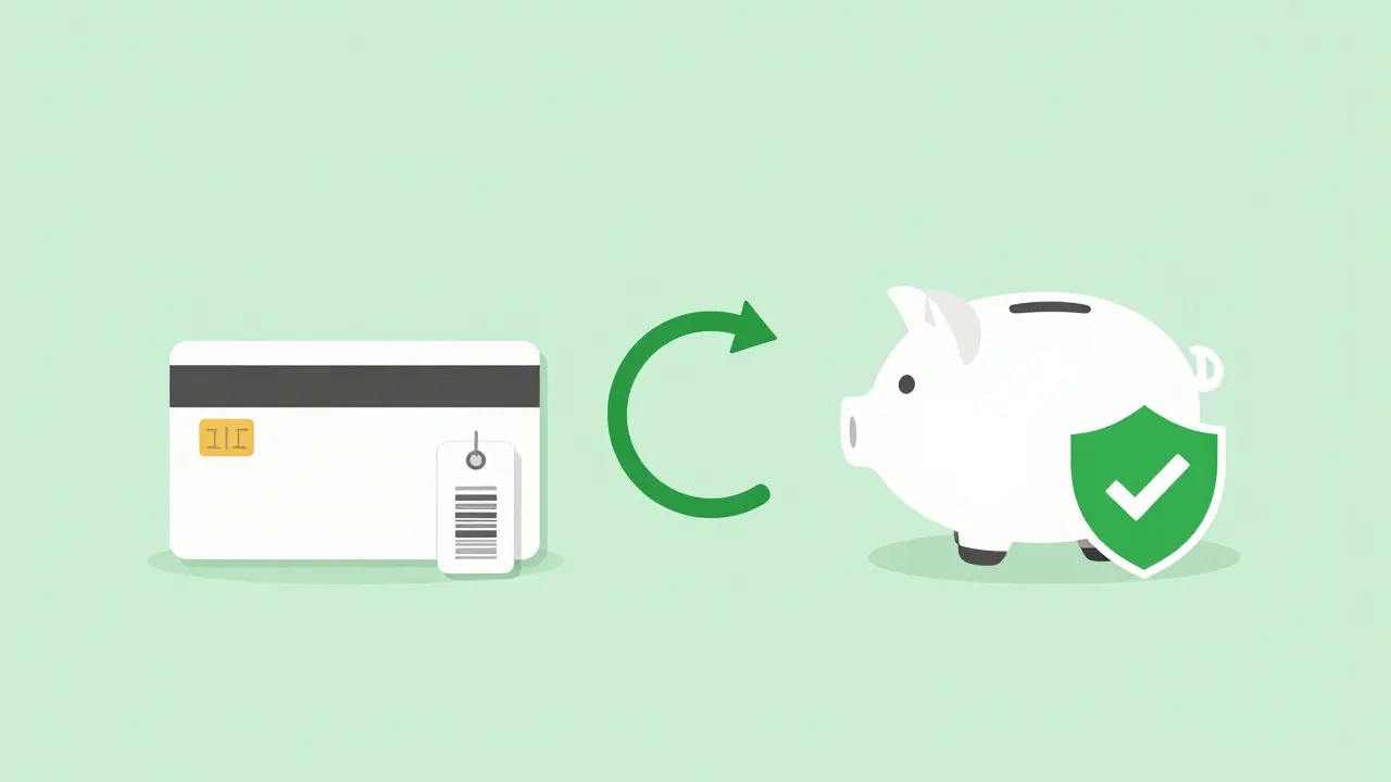 Prepaid card and virtual number ensuring financial control