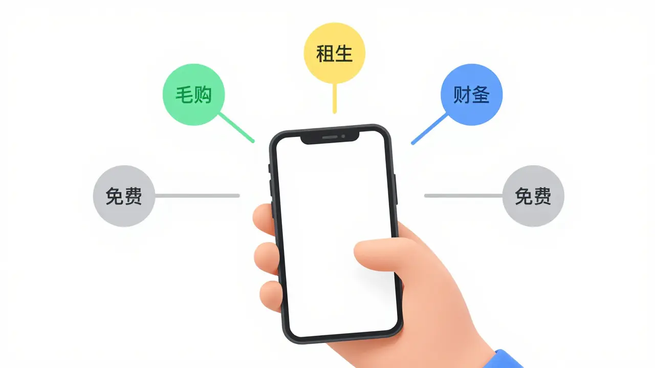 Smartphone acting as a hub connecting to various media service nodes