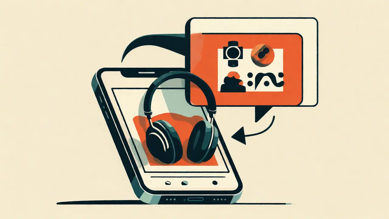 Illustration showing alt text bridging the gap between a product image and its description.